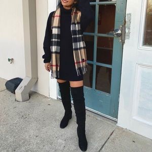 Over The Knee Thigh-High Chunky Heel Boots
